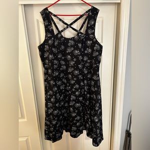 Torrid Floral Skull Dress
